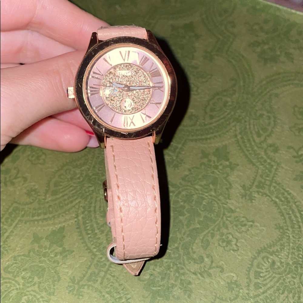 Rose gold watch